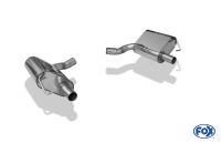 Fox sport exhaust part fits for Mercedes C-Class 205 Limousine/ T-Modell/ Cabrio/ Coupe Final silencer right/left