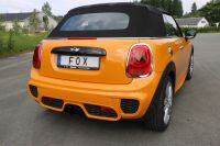 Fox sport exhaust part fits for Mini Cooper S - F56 & F57 final silencer exit center - 2x95x78 type 68 black