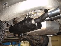 Fox sport exhaust part fits for Opel Vectra B final silencer exit right/left - 2x76 type 13 right/left