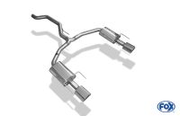 Fox sport exhaust part fits for Opel Vectra C OPC final silencer right/left - 142x78 type 61 right/left