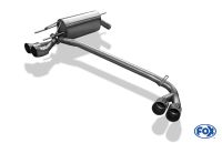 Fox sport exhaust part fits for Opel Calibra A final silencer exit right/left - 2x76 type 18 right/left