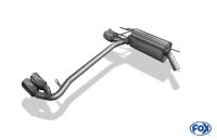 Fox sport exhaust part fits for Opel Calibra A final silencer exit right/left - 2x76 type 18 right/left