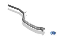 Fox sport exhaust part fits for Peugeot 206 S16/ 206cc S16 - 100kW front silencer replacement pipe