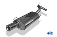 Fox sport exhaust part fits for Renault Clio I B/C 57 final silencer - 1x80 type 13