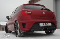 Fox sport exhaust part fits for Seat Ibiza 6J - Cupra final silencer - 1x55 type 10 (invisible)