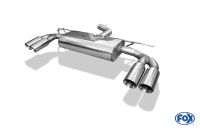 Fox sport exhaust part fits for Seat Leon 5F - rigid rear axle final silencer exit right/left - 2x80 type 25 right/left