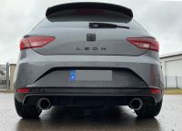Fox sport exhaust part fits for Seat Leon 5F final silencer exit right/left - 1x100 type 25 right/left for Rieger bumper