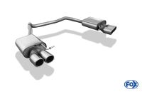 Fox sport exhaust part fits for Seat Leon 5F ST Final silencer right/left - 2x90 type 16 right/left