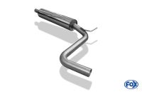 Fox sport exhaust part fits for Seat Leon 5F ST rigid rear axle Front silencer