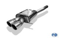 Fox sport exhaust part fits for Seat Leon 5F ST individual wheel suspension Final silencer - 2x90 typ 16