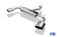 Fox sport exhaust part fits for Seat Ateca 5FP - 4x4 final silencer exit right/left - 160x90 type 38 right/left