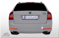 Fox sport exhaust part fits for Skoda Octavia type 1Z RS final silencer right/left - 145x65 type 59 right/left