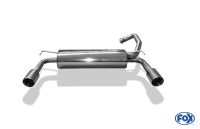 Fox sport exhaust part fits for Suzuki SX4 - 4x4 final silencer exit right/left - 1x90 type 25 right/left