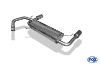 Fox sport exhaust part fits for Suzuki SX4 - 4x4 final silencer exit right/left - 1x90 type 25 right/left