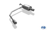 Fox sport exhaust part fits for Toyota Corolla E12 - Hatchback - TS Kompressor final silencer exit right/left - 1x100 type 13 right/left