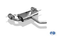 Fox sport exhaust part fits for VW Scirocco III final silencer exit right/left - 129x106 type 32 right/left