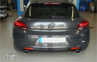 Fox sport exhaust part fits for VW Scirocco III final silencer exit right/left - 115x85 type 32 right/left