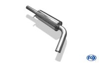 Fox sport exhaust part fits for Seat Leon type 1M front silencer