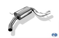 Fox sport exhaust part fits for VW Golf V and VI TSI/ Eos 1F mid silencerpipe diameter: 70mm