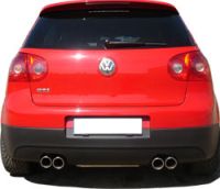 Fox sport exhaust part fits for VW Golf V TSI final silencer exit right/left - 2x76 type 17 right/left