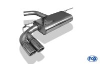 Fox sport exhaust part fits for Seat Leon 5F final silencer - 2x80 type 16