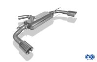 Fox sport exhaust part fits for VW Beetle type 16 R-package final silencer exit right/left - 1x100 type 25 right/left