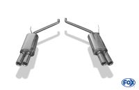 Fox sport exhaust part fits for VW bus T4 final silencer right/left - 2x80 type 13 right/left
