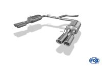 Fox sport exhaust part fits for VW bus T5 final silencer exit right/left - 2x88x74 type 33 right/left