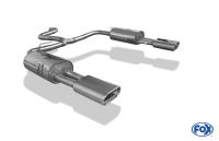 Fox sport exhaust part fits for VW bus T5 final silencer exit right/left - 160x80 type 53 right/left