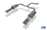 Fox sport exhaust part fits for VW bus T5 final silencer exit right/left - 160x80 type 53 right/left