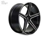 MB Design KV1S DC black shiney polished Wheel 10,5x21 - 21 inch 5x114,3 bolt circle