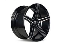 MB Design KV1 black shiny polished Wheel 12x20 - 20 inch 5x120,65 bolt circle