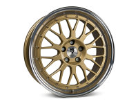 MB Design LV1 Gold shiny polished Wheel 8,5x19 - 19 inch 5x114,3 bolt circle