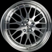 MB Design LV1 silver polished Wheel 8,5x19 - 19 inch 5x114,3 bolt circle