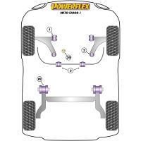 Powerflex Road Series fits for Citroen Nemo (2007-on) Rear Beam Mounting Bush