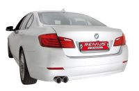Remus sport exhaust with 2 tip(s) Ø 84 mm Street Race fits for BMW 5er F11 3,0l Diesel 6 Cyl, 190kw