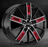 RONAL R67 Red Right                                                          JETBLACK-frontpolished          8.0x18 / 5x114,3