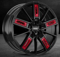 RONAL R67 Red Left                                                           JETBLACK                       8.0x19 / 5x112